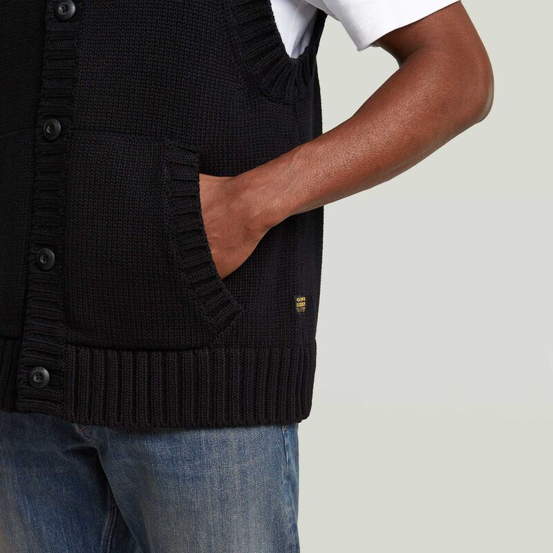 G-Star Heavy Knit Vest image number 2
